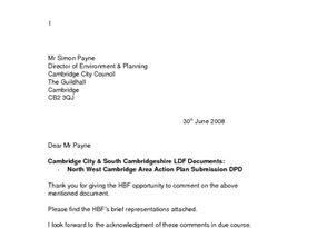 South Cambridgeshire - Cambridge North West Area Action Plan Submission - June 2008