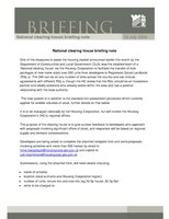 HBF Briefings - National clearing house briefing note - 18 Jul 08