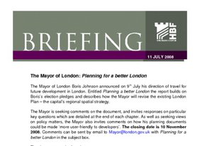 Planning For a Better London - 11 July 2008
