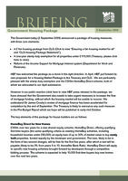 HBF Briefing - Government Housing Package - 2 Sept 2008