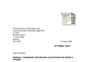 Barking   Dagenham Site Allocations DPD Issues   Options - 11 Aug 2008