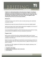 HBF Briefing - Extended Gas Flues- Carbon Monoxide Poisioning Sept 2008