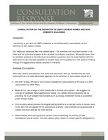 HBF Response - the definition of zero carbon homes and non with Covering letter- 18 March 2009
