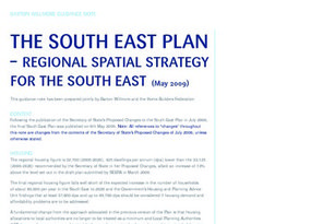 HBF South East Plan 2009 - Regional Spatial Strategy