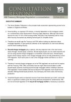 HBF Response - HM Treasury Mortgage Regulation- a consultation - 15-02-2010