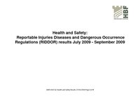 Health and Safety Q2 2009 - 2010 results