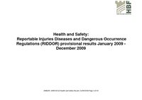 Health and Safety Q3  2009 - 2010 results