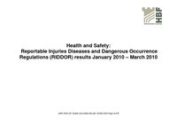 Health and Safety Q4 2009 - 2010