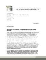 HBF Response - Planning Application Fees Submission- 06-01-2011