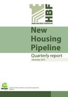 HBF Report - Housing pipeline - december 2010