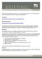 Member Briefing -2011-15 Affordable Homes Programme   Framework  DCLG  HCA -14-Feb-2011
