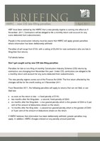 Member Briefing -HMRC   NEW CIS late-filling penalties-1-April-2011