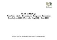 6. Health and Safety rolling Q1 2010-11 results revised 22.03.11 FINAL
