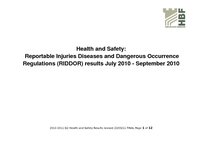 7. Health and Safety results Q2 2010 2011 results revised 22.03.11 FINAL