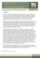 HBF HBF Summission - Water White Paper - April 2011