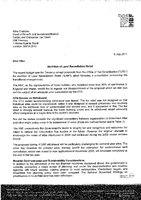 Letter to Treasury Re Abolition of LRR - July 2011