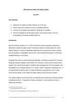9. HBF technical Health and Safety update July 2011