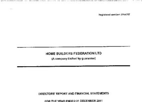 HBF Statutory Accounts 2011