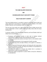 9. Draft HBF Health and safety Charter