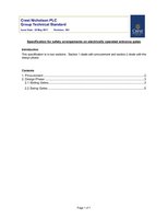 21. Crest Nicholson Technical Specification for safety arrangements on electrically powered gates  25.05.11 