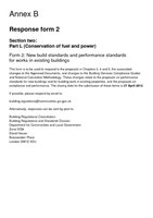 Section 2 - Part L Form 2 new build standards and performance standards