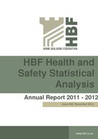 HBF Health and safety Statistical Analysis Annual Report 2011 2012 Rev 002