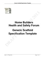 6 Scaffold Specification Draft 3 15th April 2013