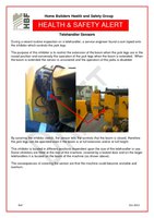 5h. Draft HBF Safety Alert - Telehandler