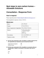 130806  Allowable solutions - Response Form