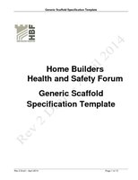 Scaffold Specification Rev 2 Draft April 2014
