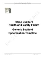 Scaffold Specification Rev 2 Draft June 2014