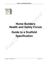 Scaffold Specification Rev 2 Final Draft for approval 3rd October 2014