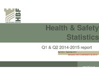 Health and Safety RIDDOR Q1   Q2 results 2014 -2015