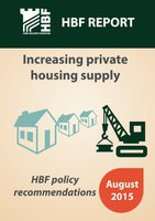 HBF Report -Increasing Private Housing Supply Policy Recommendations Aug 2015