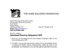 Planning Obligations SPD - HBF Oct15