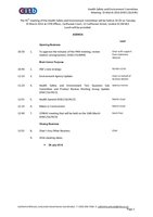 Agenda and papers for 45th meeting - Health Safety Environment Committee - 15 March 2016