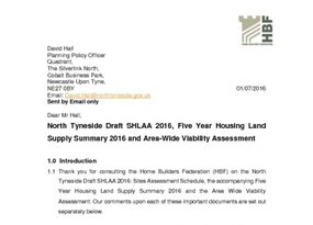 NTyneside Draft SHLAA 5yhls AWVA - Jul16