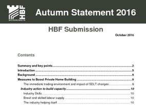 HBF Submission - Autumn Statement 2016