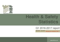 Health and Safety Q1 RIDDOR statistics results 2016 - 2017