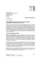 Taunton Deane SADMP consultation 19 March 2015