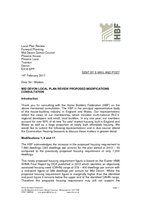 Mid Devon LP Review modifications consultation 14 February 2017