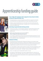 Apprenticeship Funding Guidance