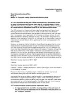 West Oxfordshire EIP - Hearing Statement Matter 16  Land supply 