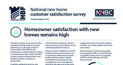 national new homes survey