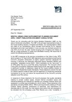 Bristol Urban Living SPD Draft Publication Document consultation 25 September 2018