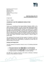 Cranbrook Plan pre submission consultation 24 April 2019