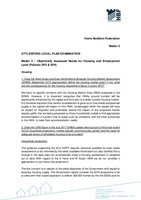 HBF matter 5 statement - Uttlesford EIP