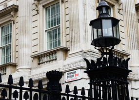 Downing street royalty free stock image