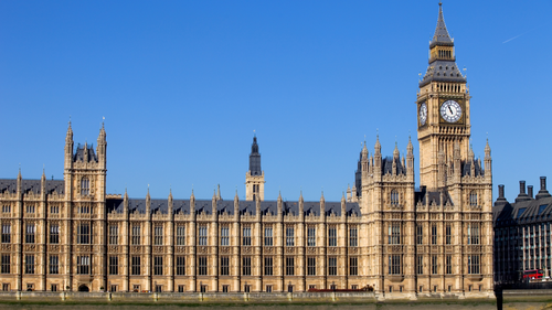 House of Parliament stock image