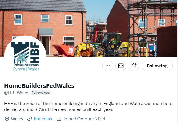 HBF Wales Twitter